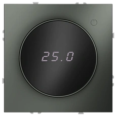 Изображение Терморегулятор электронный VOLTUM S70 с индикацией и датчиком для теплого пола (титан)