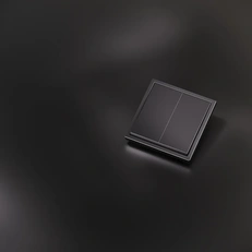 Изображение Клавиши для выключателя/переключателя двухклавишного, S70 Metal (антрацит)