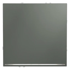 Изображение Проходной переключатель встраиваемый VOLTUM S70 одноклавишный с подсветкой 10А, (титан)