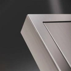 Изображение Клавиша для выключателя/переключателя одноклавишного, S70 Metal (никель)