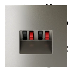 Изображение Розетка акустическая встраиваемая VOLTUM S70 4-местная (шелк)