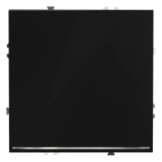 Изображение Проходной переключатель встраиваемый VOLTUM S70 одноклавишный с подсветкой 10А, (черный матовый)